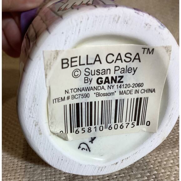 Vintage Belle Casa by GANZ signed SUSAN PALEY lady bud vase BLOSSOM - Picture 7 of 7